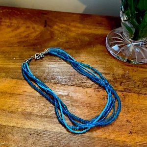 GUC multi-strand bead necklace